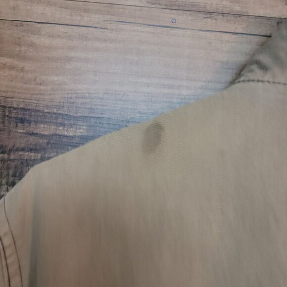 Vtg Outpost Makers Utility Military Jacket M Vtg Grunge Wash 90's Y2K Ripped - Picture 5 of 15